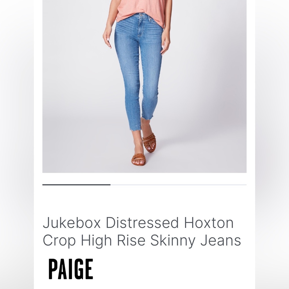 Paige Hoxton Crop jeans
